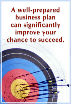 A business plan improves your chance of success.