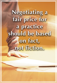 Negotiating a fair price should be based on facts.